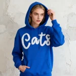 Custom Chenille Letter Sweatshirt | Personalized College Spirit Mascot Pullover - Image 4