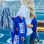 Personalized Team Spirit Bleacher Blanket | Custom Sports Mom Game Day Stadium Blanket - Image 3