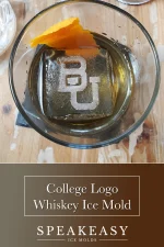 Custom College Football Whiskey Ice Mold | Personalized Game Day Ice Cube Tray Gift - Image 4