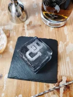 Custom College Football Whiskey Ice Mold | Personalized Game Day Ice Cube Tray Gift - Image 3