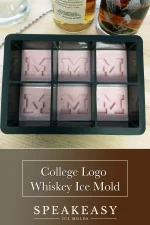 Custom College Football Whiskey Ice Mold | Personalized Game Day Ice Cube Tray Gift - Image 6