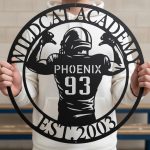 Custom Rugby Jersey Metal Wall Art | Personalized Sports Jersey Wall Decor Gift - Image 5