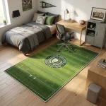 Personalized Rugby Field Rug | Custom Washable Non-Slip Area Rug - Image 10