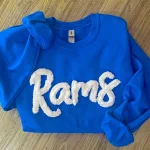Custom Chenille Letter Sweatshirt