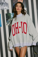 Custom College Game Day Mockneck Sweatshirt | Reversible Team Spirit Pullover - Image 3