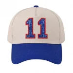Custom Glitter Baseball Cap | Personalized Game Day Hat with Number or Letter - Image 10