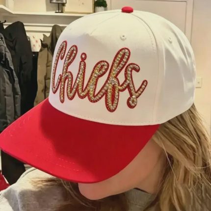 Custom Glitter Baseball Cap with Number