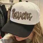Custom Glitter Baseball Cap | Personalized Game Day Hat with Number or Letter - Image 3