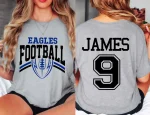 Custom Football Mom Shirt | Personalized Team Name & Number Game Day Tee - Image 6