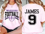 Custom Football Mom Shirt | Personalized Team Name & Number Game Day Tee - Image 7
