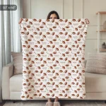 Personalized Football Blanket – Custom Name Fleece Blanket - Image 6