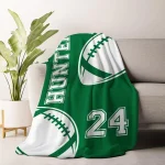 Personalized Rugby Blanket | Custom Game Day Sports Throw Gift for Fans - Image 5
