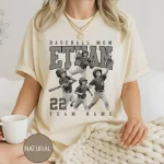 Baseball Mom Shirt | Personalized Name & Number Game Day Tee - Image 3