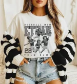 Baseball Mom Shirt | Personalized Name & Number Game Day Tee - Image 4