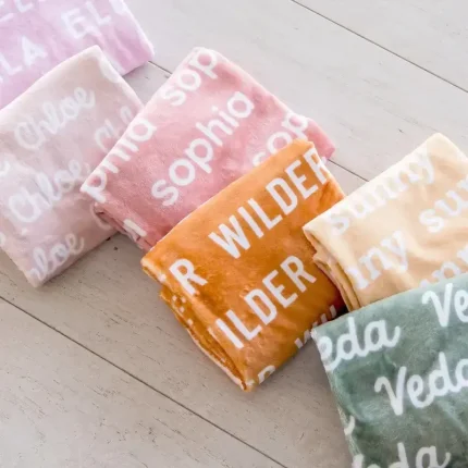 Personalized Baby Blanket with Custom Name