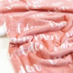 Personalized Name Blanket – Custom Plush Minky Blanket - Image 4
