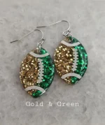 Personalized Football Earrings | Custom Team Colors Game Day Jewelry(Buy 1 Get 1 Free) - Image 9