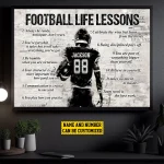 Personalized Football Earrings | Custom Team Colors Game Day Jewelry