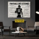 Personalized Football Earrings | Custom Team Colors Game Day Jewelry - Image 3