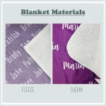 Custom Football Blanket | Personalized Team Name & Number - Image 4