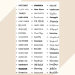 Personalized Name Blanket Font Options