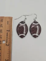 Personalized Football Earrings | Custom Team Colors Game Day Jewelry(Buy 1 Get 1 Free) - Image 8