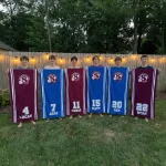 Personalized Football Beach Towel
