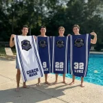 Custom Sports Team Beach Towel