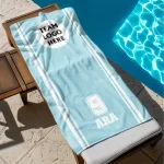 Custom Team Beach Towel for Athletes and Fans