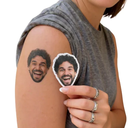 Custom Temporary Tattoos Personalized Face and Photo Tattoos