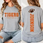 Personalized Football Shirt | Custom Team Name Glitter Game Day Tee - Image 6
