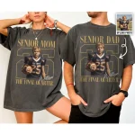 Senior Football Mom Shirt | Personalized Photo Game Day Tee