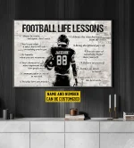 Personalized Football Earrings | Custom Team Colors Game Day Jewelry - Image 5