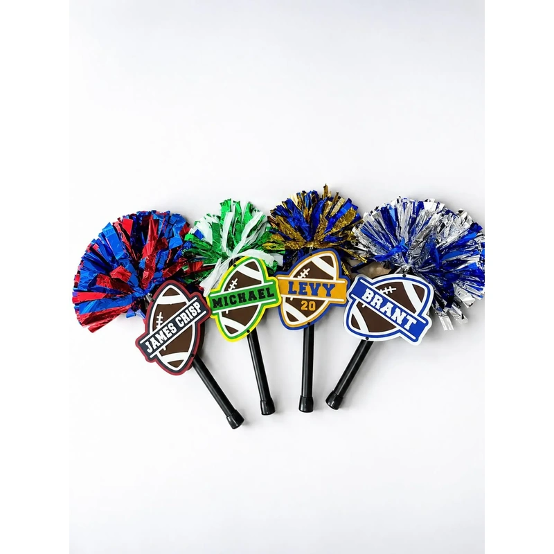 il_1588xN.8360133264_ha57_800x800 Personalized Football Spirit Stick | Custom Name & Number Game Day Chee - Image 1