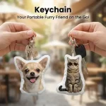Custom Pet Photo Keychain – Turn Your Pet Into a Personalized Keychain - Image 6