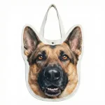 Custom Shaped Photo Tote Bag – Personalized Pet & People Carry-All Bag - Image 6