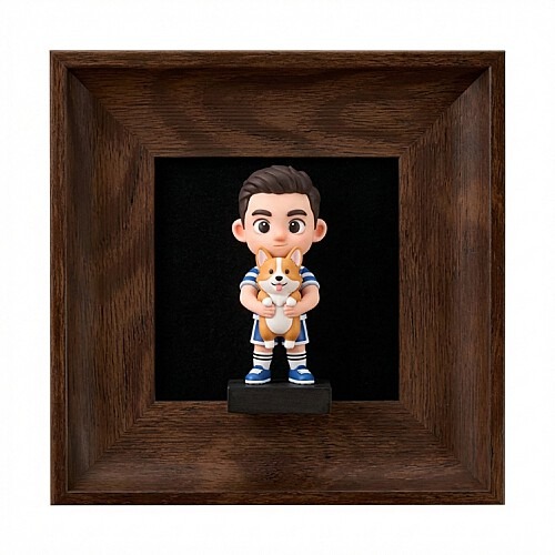 imgi_4_17bea43fcc1845b1bc676412cdf4919c Custom 3D Pet Portrait Frame - Image 1