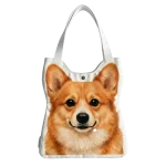 Custom Shaped Photo Tote Bag – Personalized Pet & People Carry-All Bag - Image 7