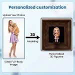 Custom 3D Pet Portrait Frame - Image 4