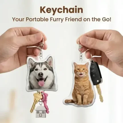 Turn Your Pet Photo Into a Personalized Keychain