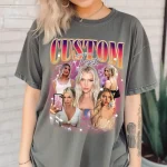 Custom Photo Shirt – Personalized Vintage Bootleg T-Shirt - Image 4